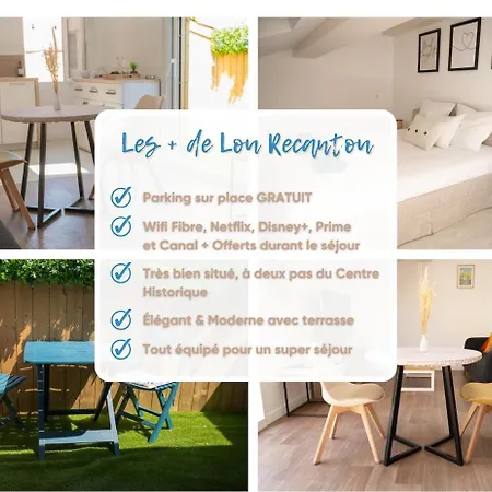 Lou Recantou, 1 Chambre, Lumineux, Parking Gratuit Lägenhet